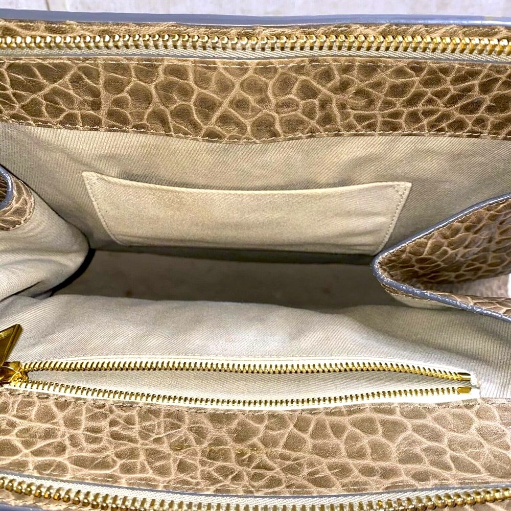 Marc Jacobs RARE Lock Key Lock It Up Pebbled Leather Camille Purse EUC 12” X 17” - Picture 6 of 7
